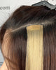 Quicklip Hair Extension Highlight Strips | Color Light Ash Blonde - M and F Hair Trading, L.L.C.