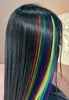 وصلات الهايلايت الملونة بألوان قوس قزح - MQ14 | مشبك - في - M and F Hair Trading, L.L.C.
