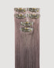 Rainbow Color Highlight Extensions – MQ14 Lilac Beige | Clip - In - M and F Hair Trading, L.L.C.