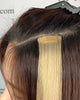 وصلة شعر قصيرة - S14A | S14A | أشقر رمادي فاتح | قطعة شعر قصيرة بعرض 4 سم - M and F Hair Trading, L.L.C.