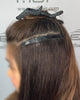 Short Hair Extension – S14C | Dark Brown | 12cm Width Clip - In Piece - M and F Hair Trading, L.L.C.
