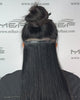 Short Hair Extension – S14D | Black | 16cm Width Clip - In Piece - M and F Hair Trading, L.L.C.
