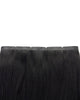 Short Hair Extension – S14E | Black | 20cm Width Clip - In Piece - M and F Hair Trading, L.L.C.
