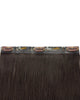 Short Hair Extension – S14E | Dark Brown | 20cm Width Clip - In Piece - M and F Hair Trading, L.L.C.