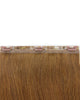 Short Hair Extension – S14E | Light Brown | 20cm Width Clip - In Piece - M and F Hair Trading, L.L.C.
