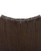 Short Hair Extension – S14F | Brown | 24cm Width Clip - In Piece - M and F Hair Trading, L.L.C.