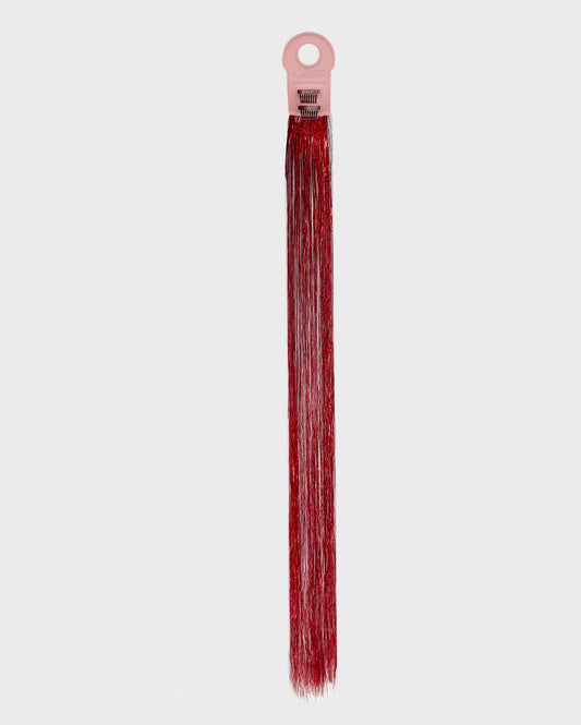 Tinsel Hair Extensions – T005 Crimson Beam - M and F Hair Trading, L.L.C.