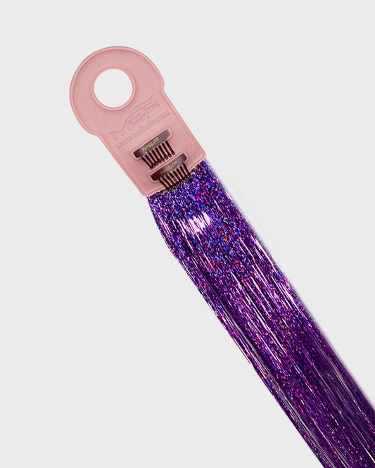 Tinsel Hair Extensions – T007 Velvet Purple - M and F Hair Trading, L.L.C.
