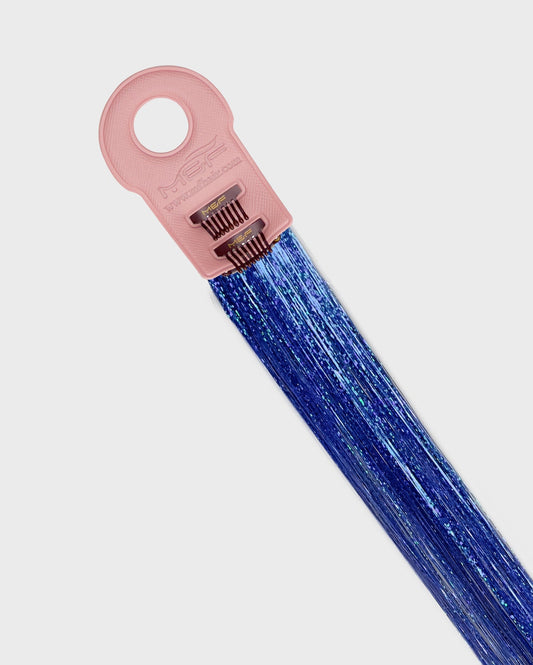 Tinsel Hair Extensions – T014 Sapphire Gleam - M and F Hair Trading, L.L.C.